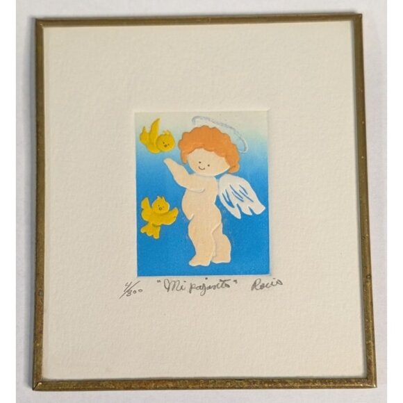 Rocio Pindter Mi Pajarito Limited Edition Print Framed 'My little bird' - Picture 10 of 14